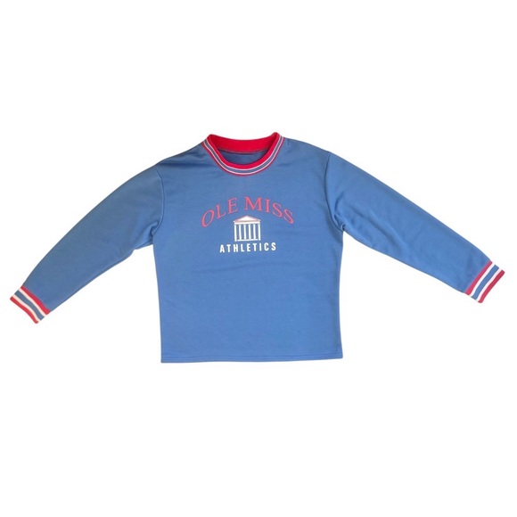 Rebel RAGS OLE MISS REBELS LYCEUM Sweatshirt women’s size large Wrn1X - Picture 5 of 9